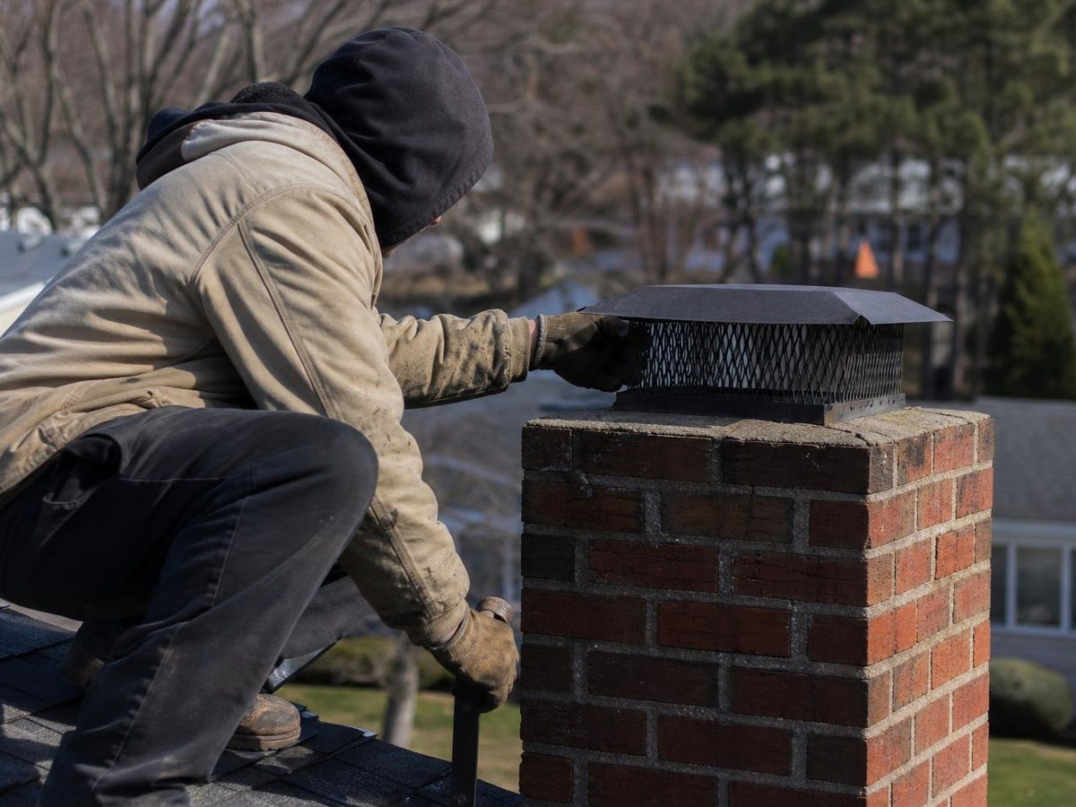 Kindling Chimney Service work in Boston